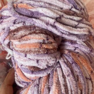 Blanket Yarn/Chenille Yarn Multi - 14 purple multi dots (Buy 1 Get 1 Free)